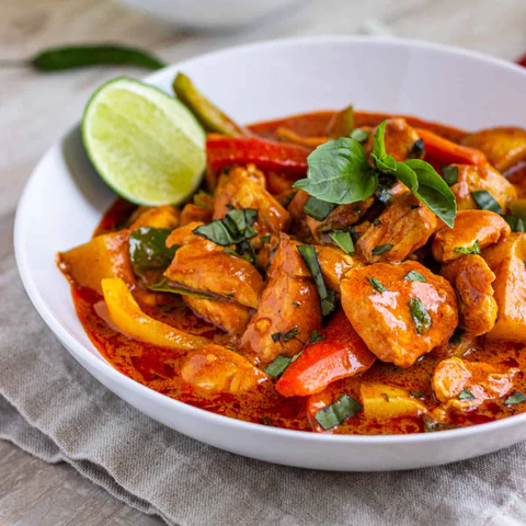 Cà Ri Đỏ Gà