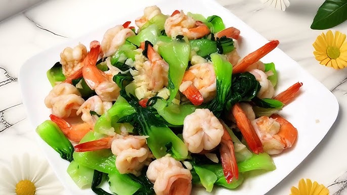 Cải Thìa Xào Tôm