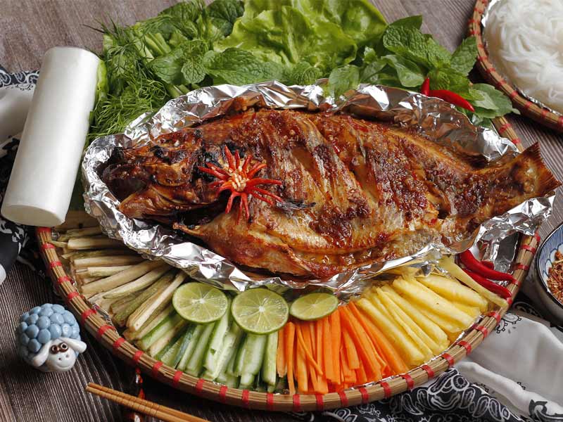 Cá Chém Nướng Sate